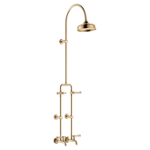 Lillian Lever Exposed Rail Fienza Shower & Bath Set - Urban Brass